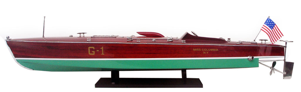 Model Speed Boat Miss Columbia 87 x 18 x H. 21 cm
