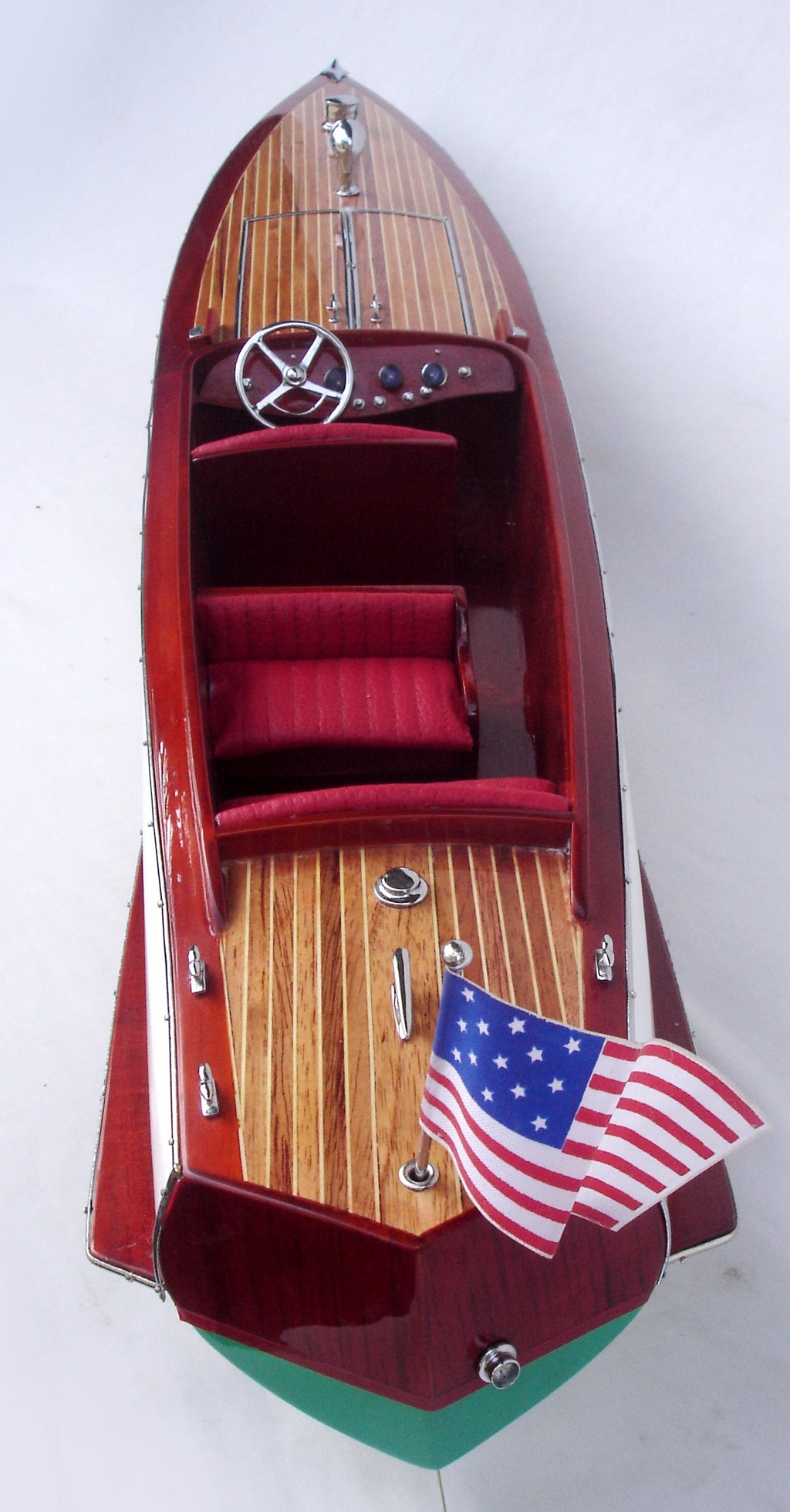 Model Speed Boat Charles D. Mower Number Boat 22 85 x 16 x H. 15 cm