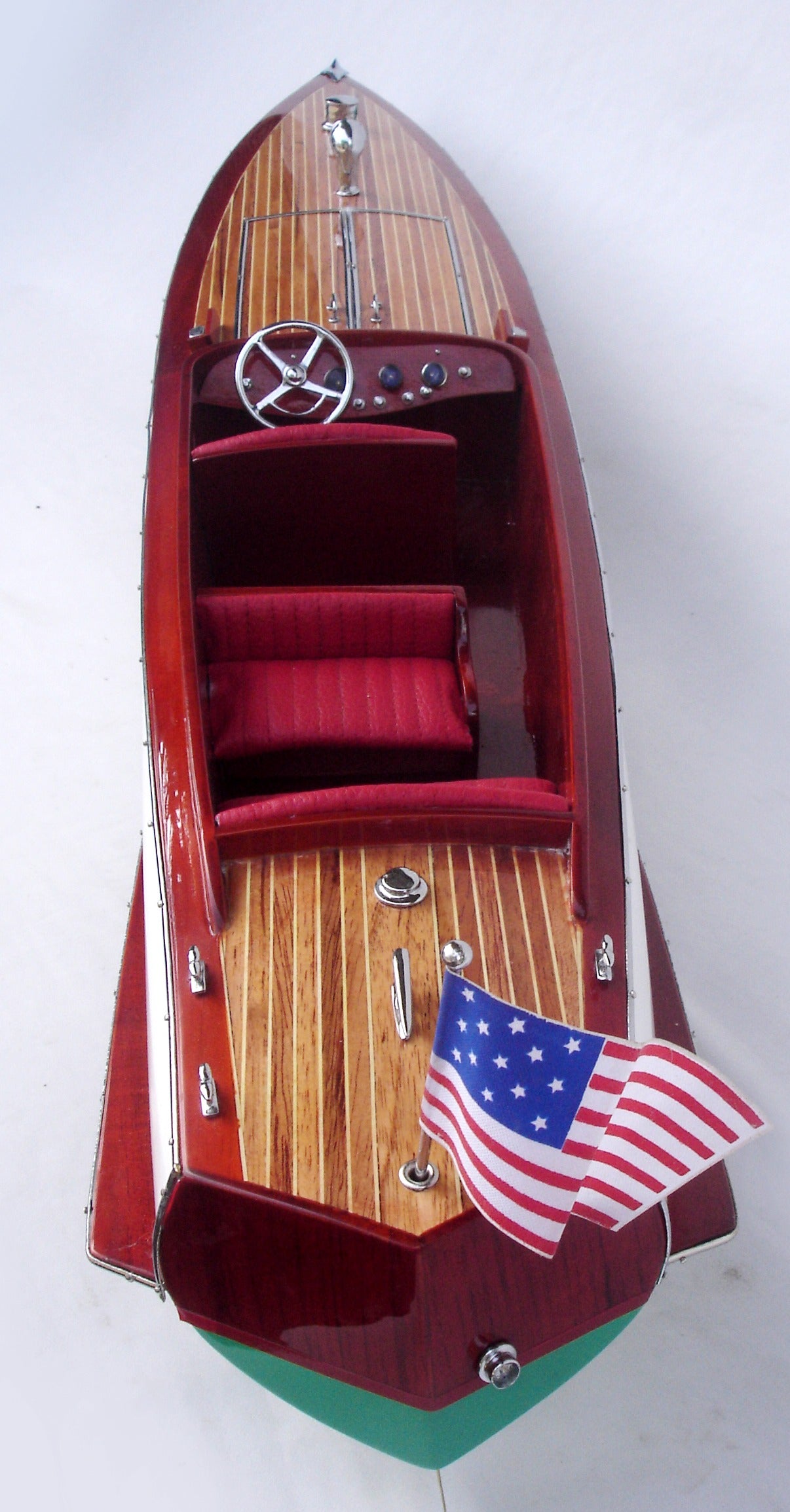 Model Speed Boat Charles D. Mower Number Boat 22 85 x 16 x H. 15 cm