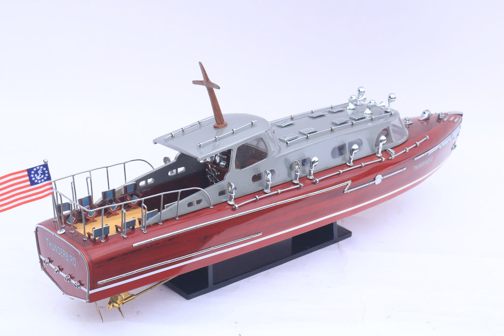 Modell-Speedboot Hacker Craft Thunderbird 95 x 22 x H. 27 cm