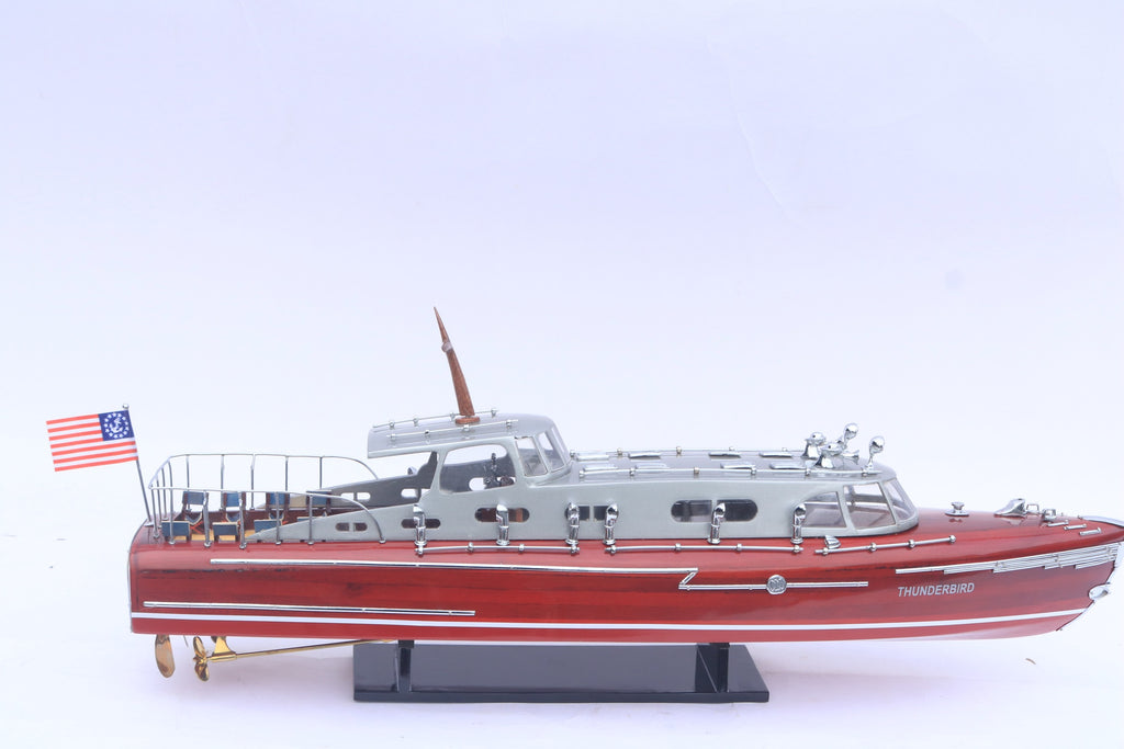 Modell-Speedboot Hacker Craft Thunderbird 62 x 13 x H. 23 cm