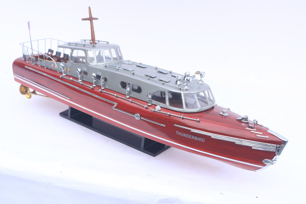 Modell-Speedboot Hacker Craft Thunderbird 62 x 13 x H. 23 cm