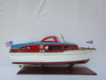 Model Speed Boat Chris Craft Corvette 1955 84 x 24 x H. 34 cm