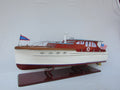Modell-Speedboot Chris Craft Double Stateroom Cruiser 1940 84 x 24 x H. 34 cm
