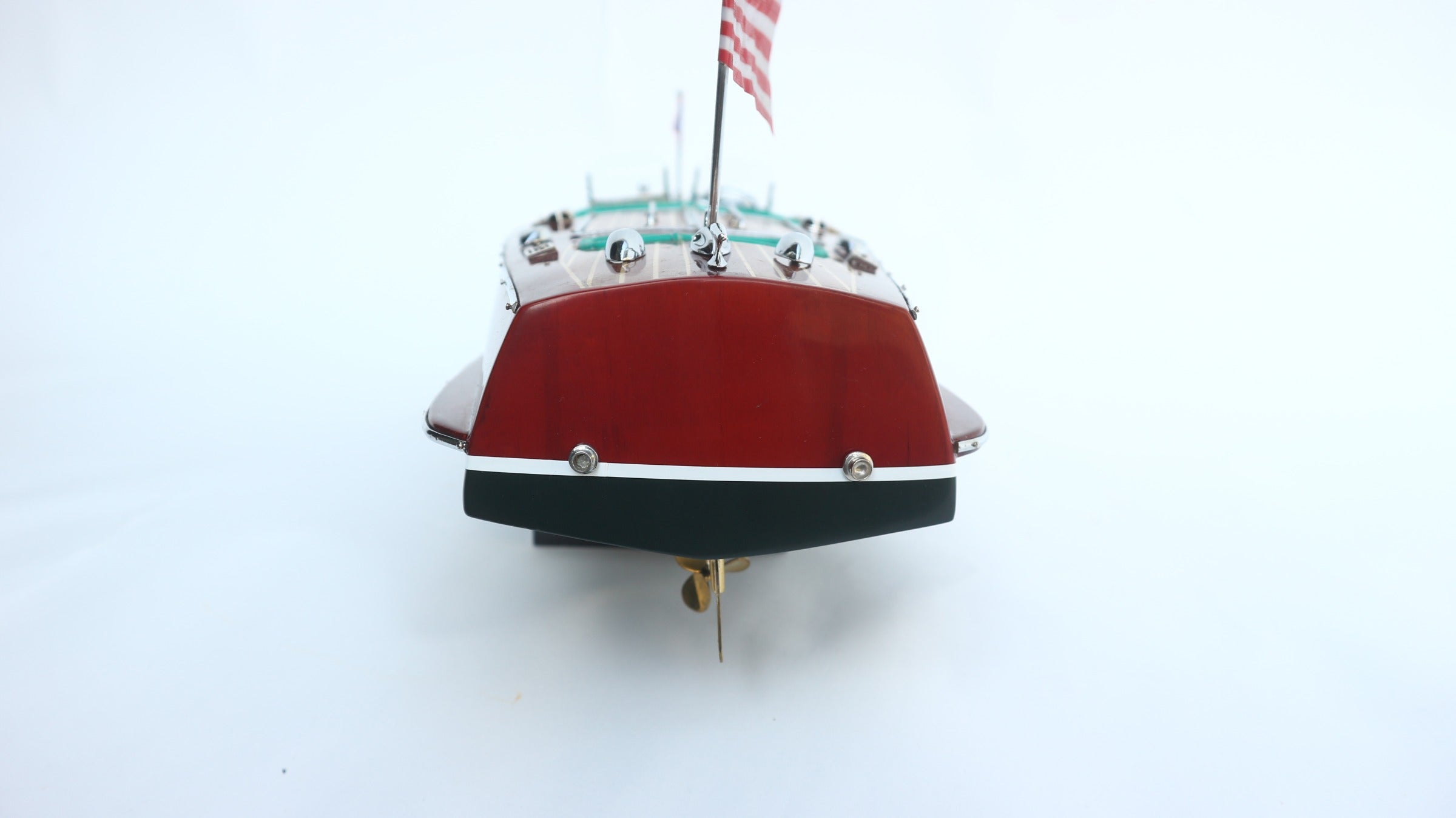 Model Speed Boat Chris Craft Triple Cockpit 73 x 22 x H. 23 cm