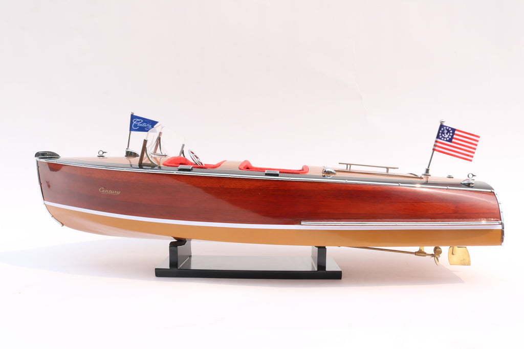 Modell-Speedboot Century Sea Maid 1942 Double Barrel 52 x 18 x H. 16 cm