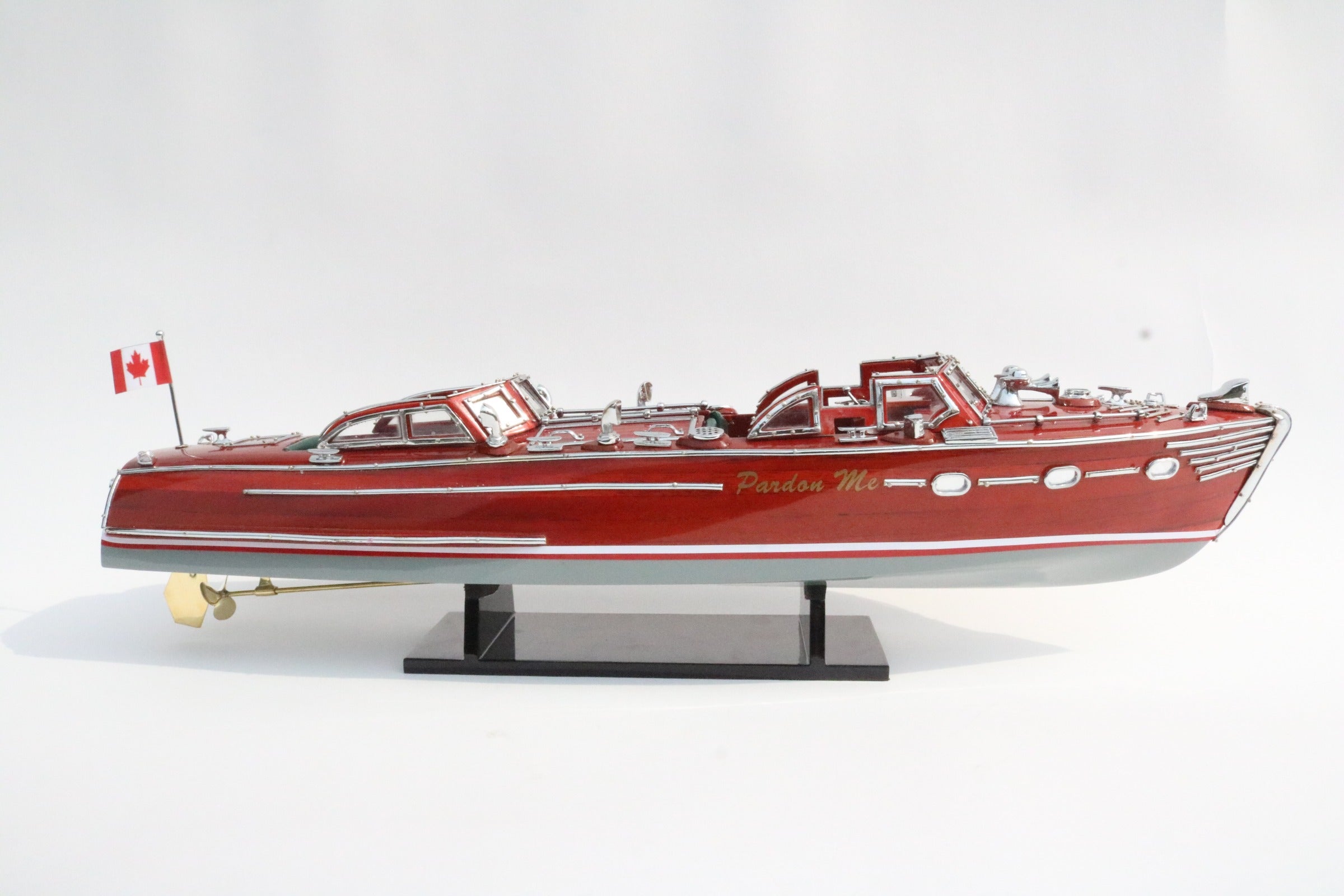 Model Speed Boat Pardon Me 51 x 13 x H. 12 cm