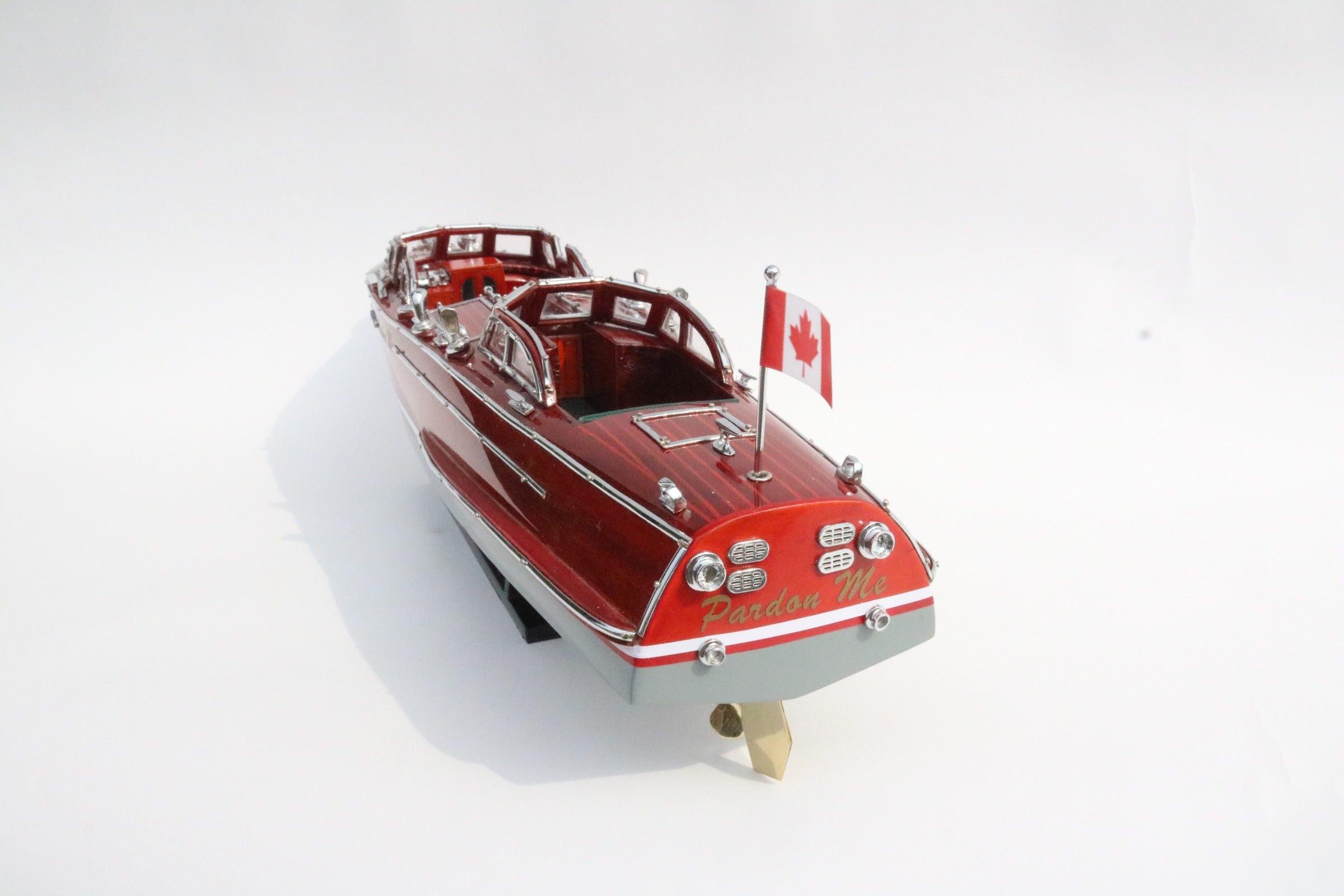 Model Speed Boat Pardon Me 51 x 13 x H. 12 cm
