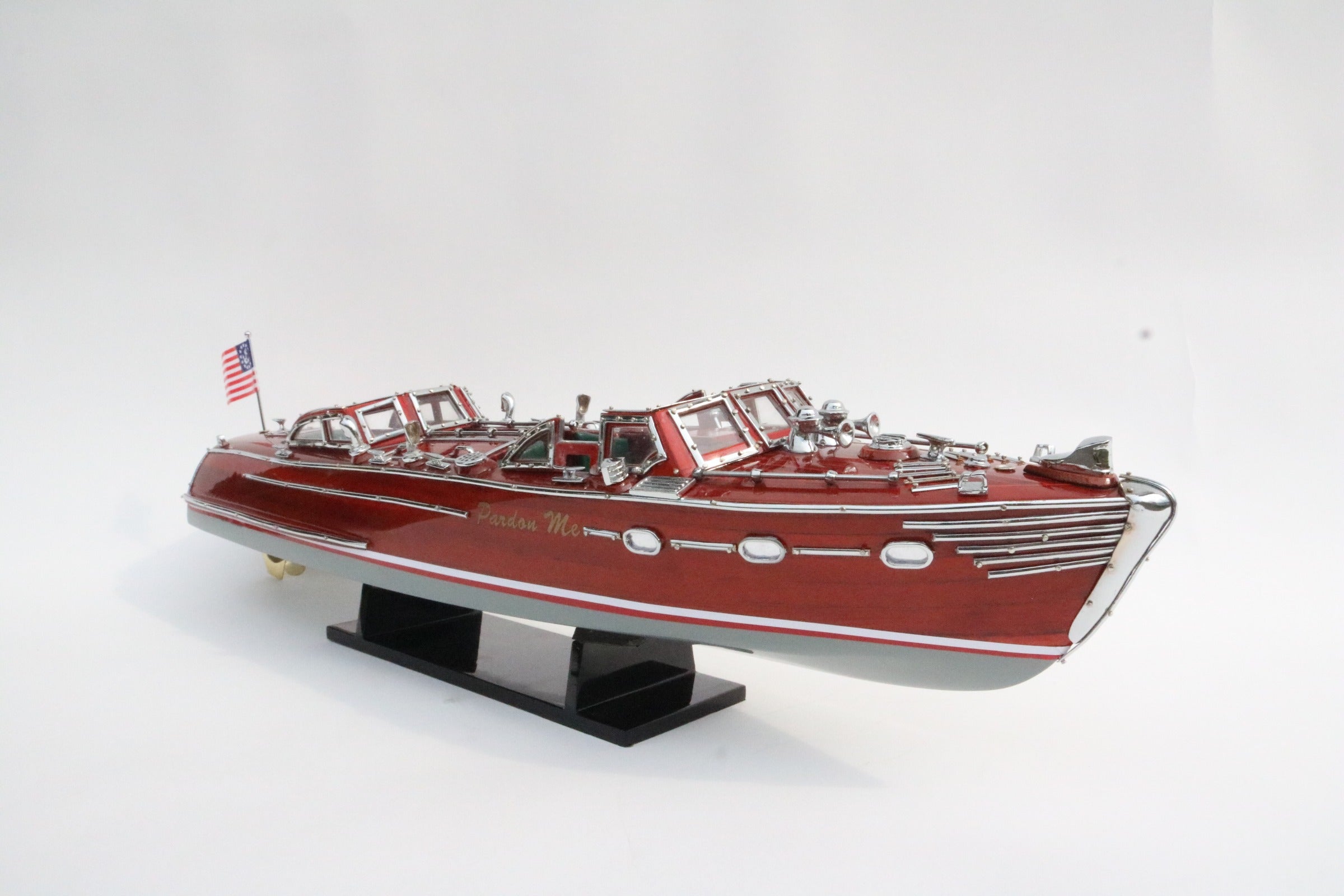 Model Speed Boat Pardon Me 51 x 13 x H. 12 cm