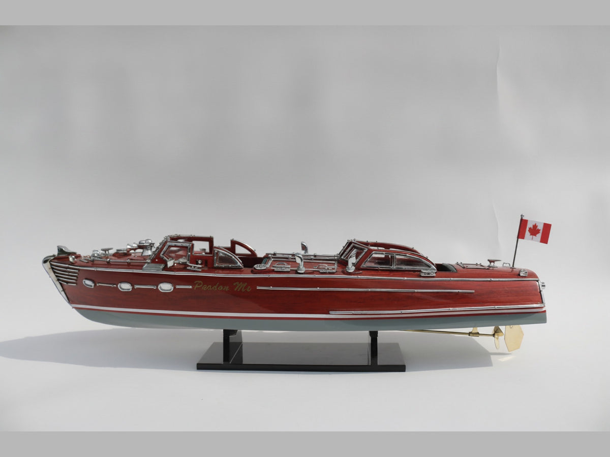 Model Speed Boat Pardon Me 51 x 13 x H. 12 cm