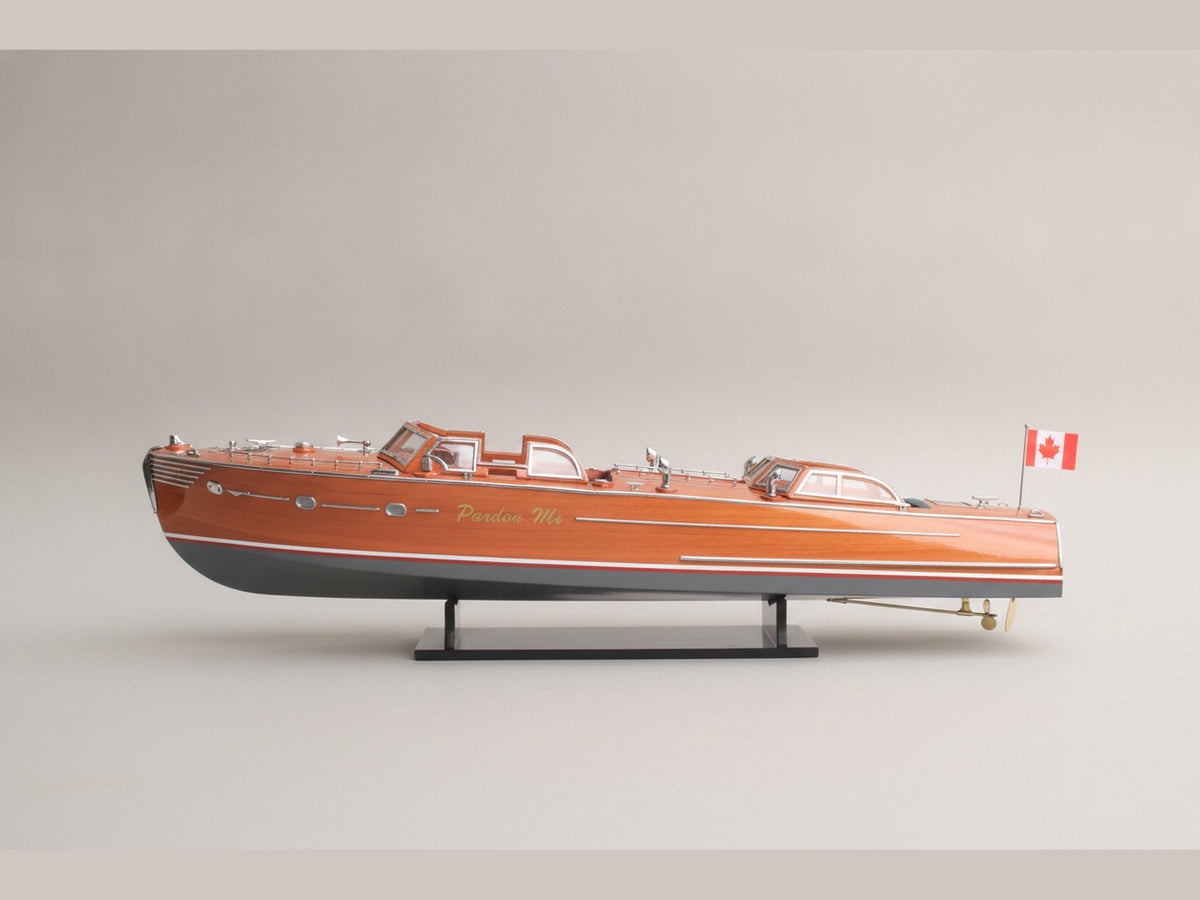Model Speed Boat Pardon Me 92 x 26 x H. 27 cm