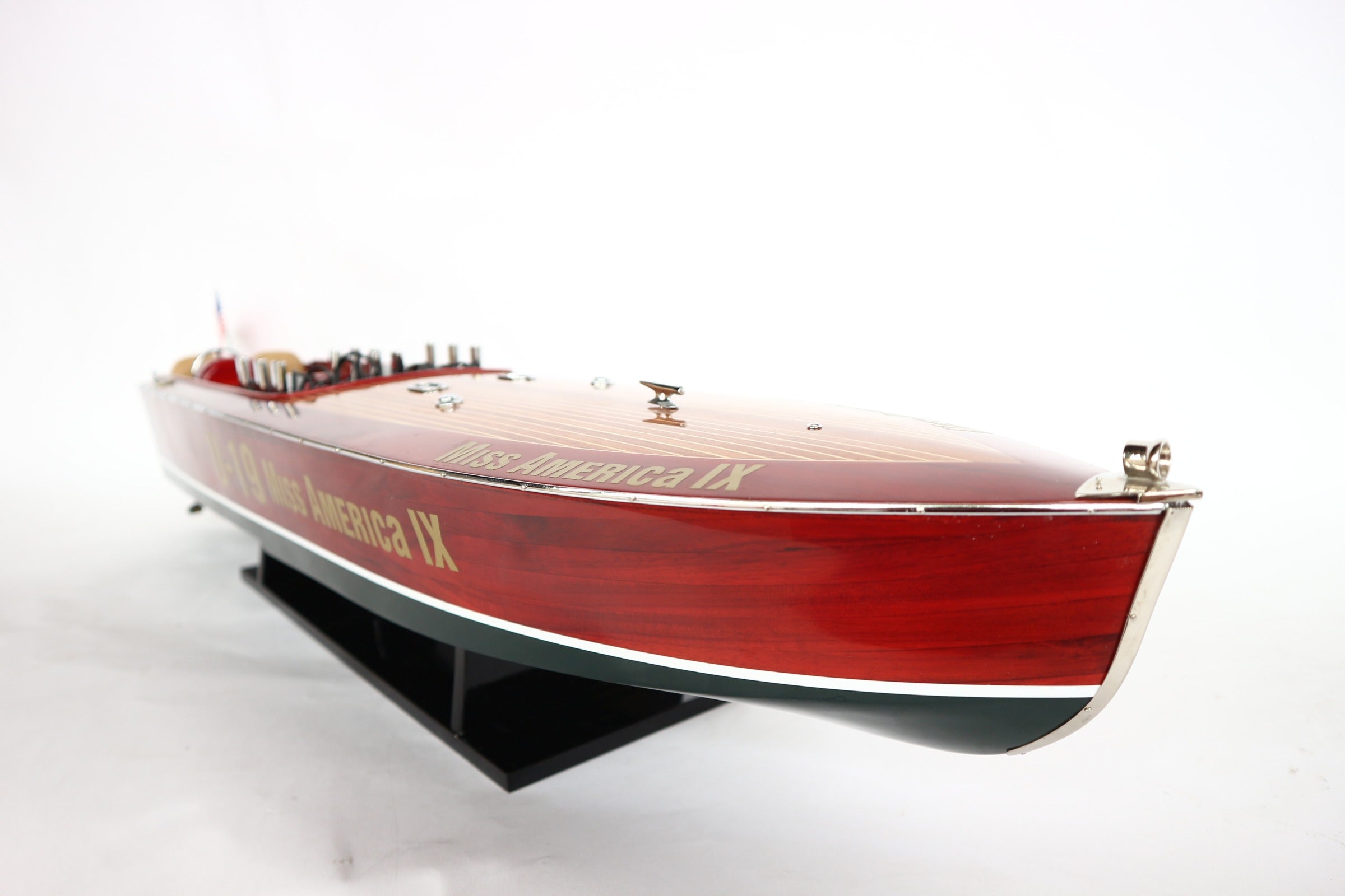 Model Speed Boat Miss America Ix 80 x 21 x H. 20 cm