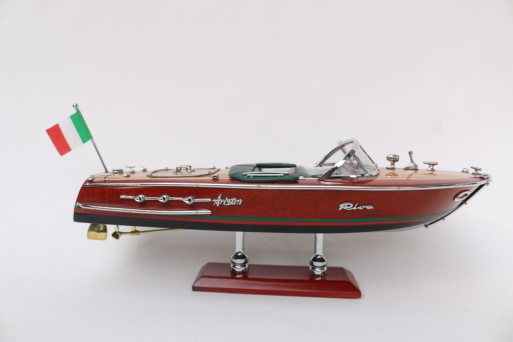 Modell-Speedboot Riva Ariston (dark blue hull painted) 25.5 x 8.5 x H. 9.5 cm