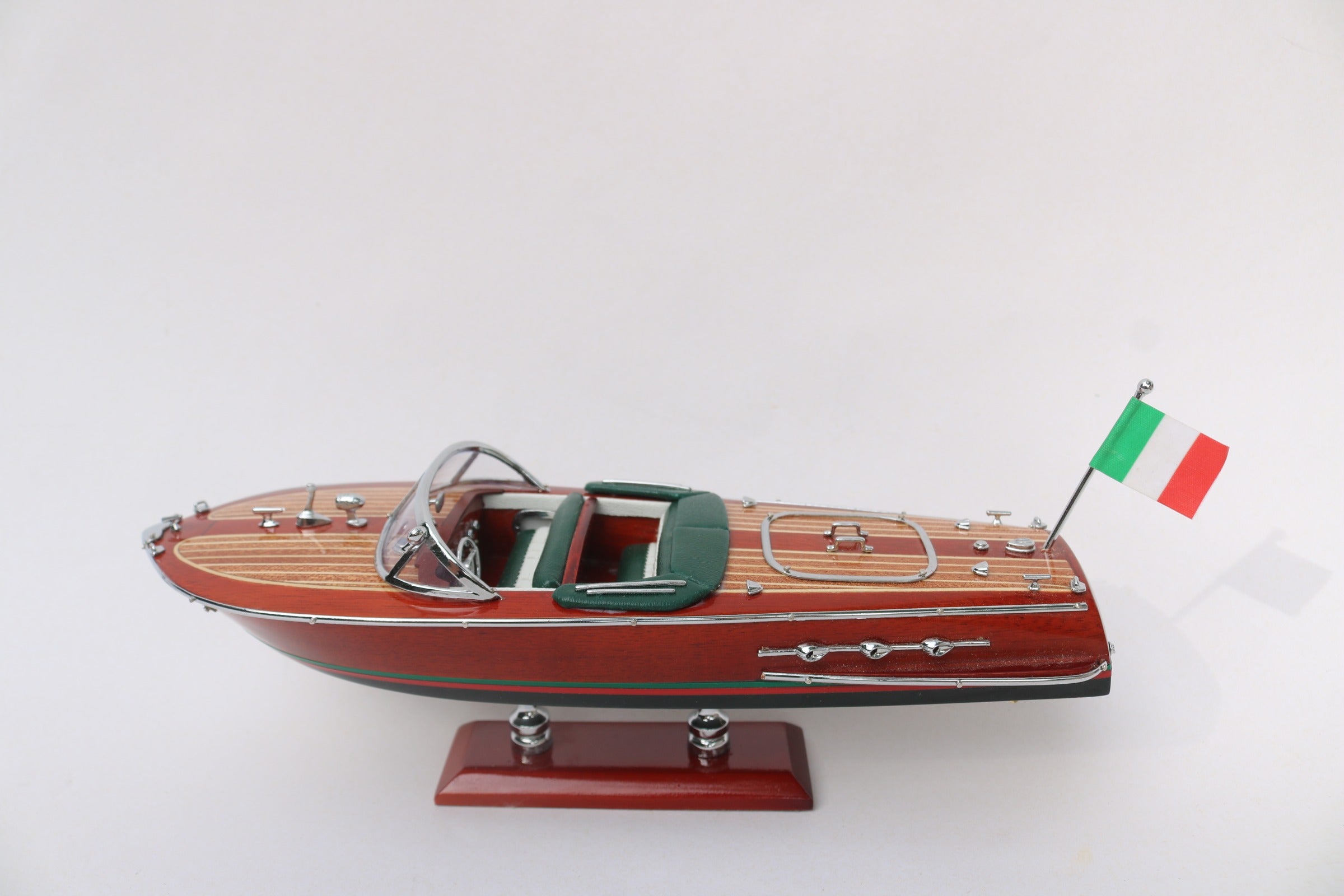 Modell-Speedboot Riva Ariston (dark blue hull painted) 25.5 x 8.5 x H. 9.5 cm