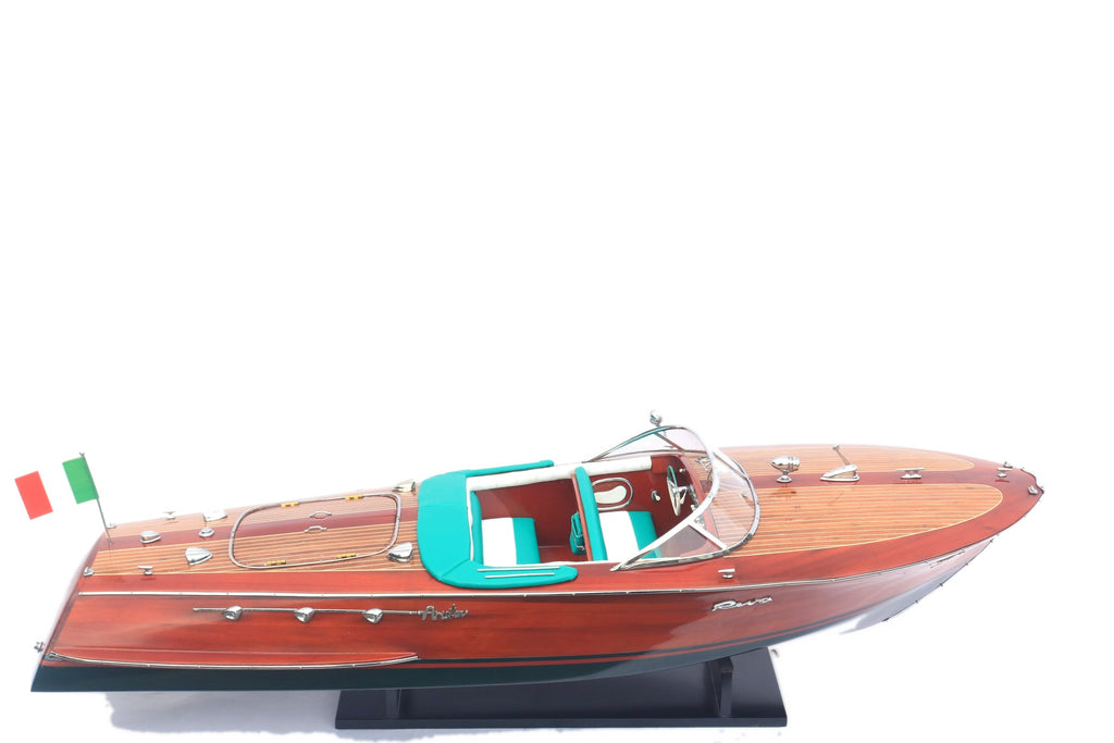 Model Speed Boat Riva Ariston (White hull) 90 x 27 x H. 22 cm