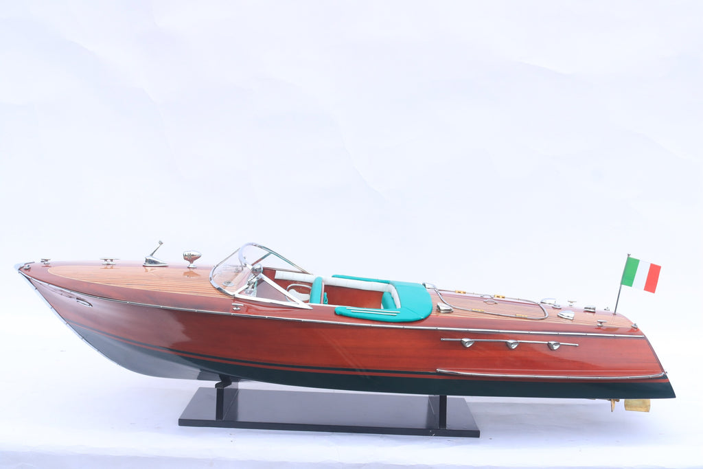 Modell-Speedboot Riva Ariston (White hull) 90 x 27 x H. 22 cm