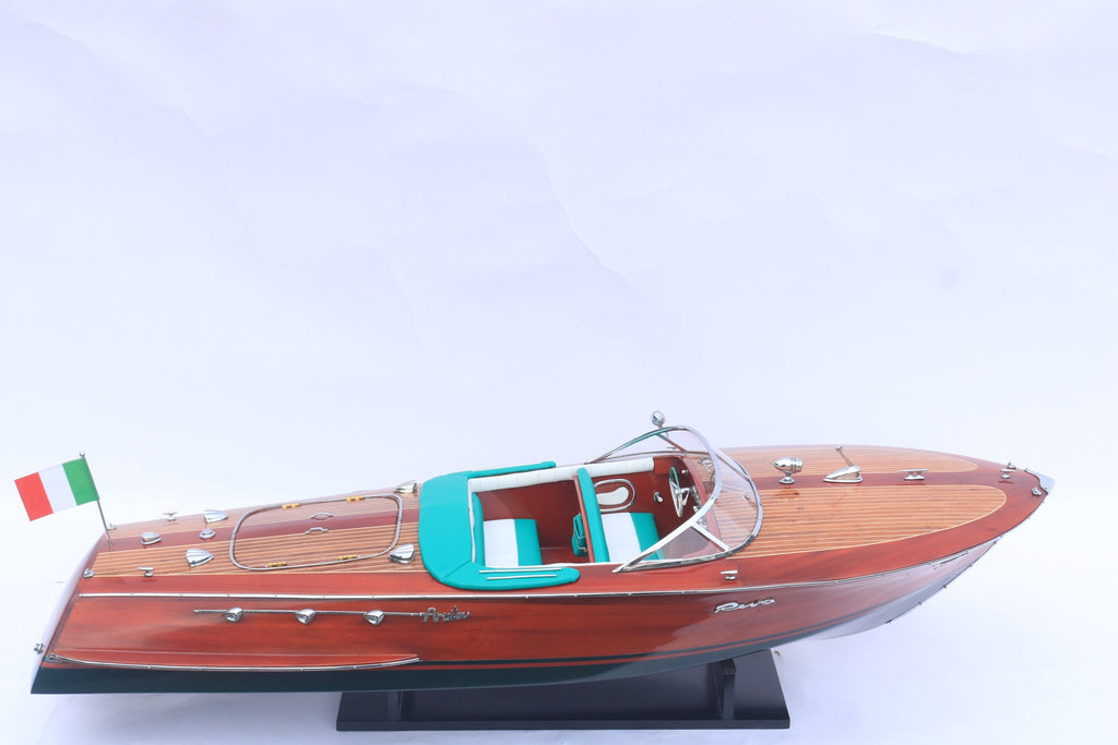 Modell-Speedboot Riva Ariston (White hull) 90 x 27 x H. 22 cm