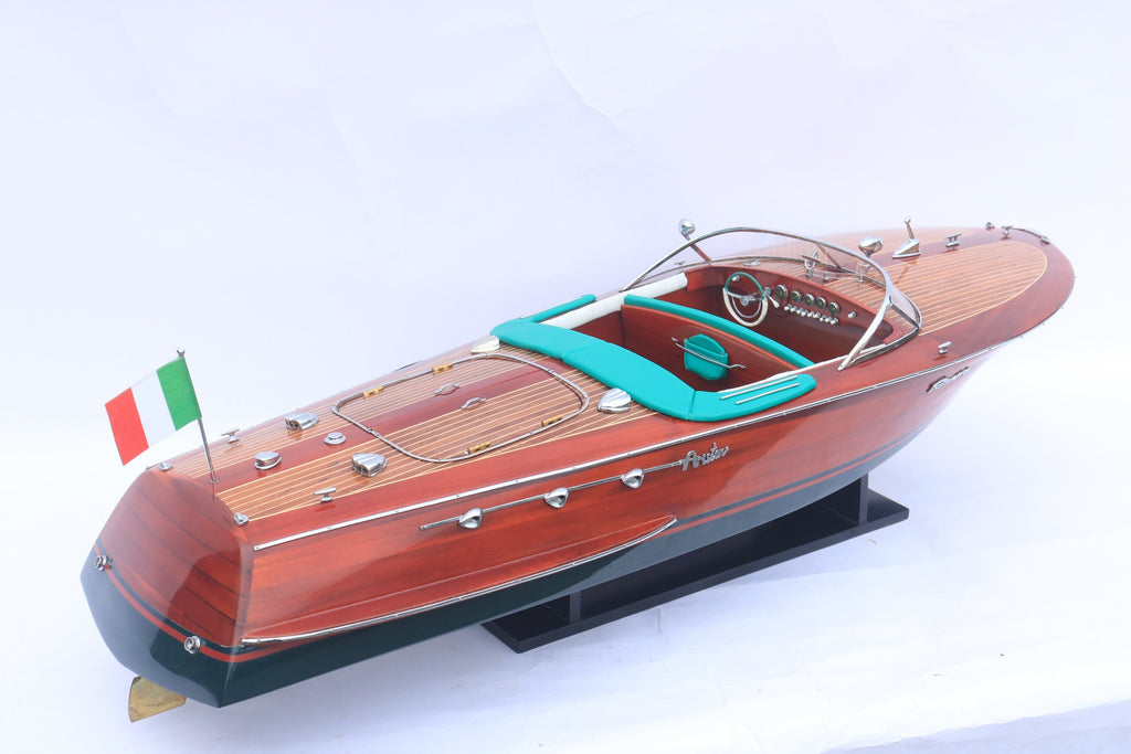 Modell-Speedboot Riva Ariston (White hull) 90 x 27 x H. 22 cm