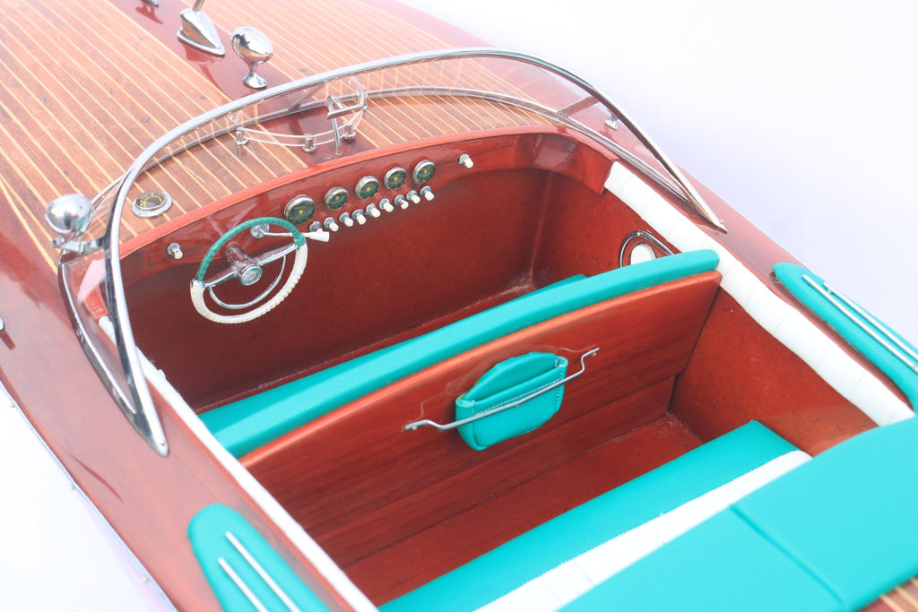 Modell-Speedboot Riva Ariston (White hull) 90 x 27 x H. 22 cm