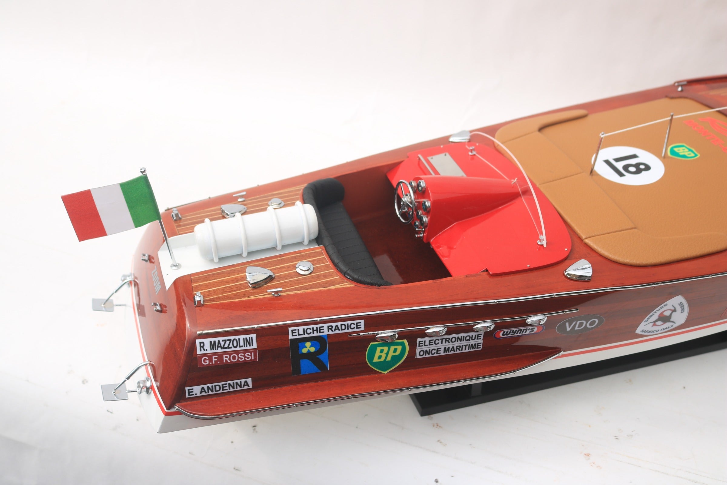 Modell-Speedboot Super Riva Zoom 87 x 27 x H. 23 cm