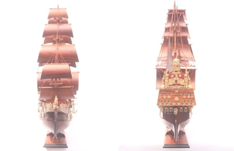 Model Tall Ship SOVEREIGN OF THE SEA - Special Edition (Padouk) 85 x 25 x H. 79 cm