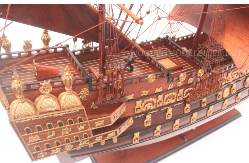 Model Tall Ship SOVEREIGN OF THE SEA - Special Edition (Padouk) 85 x 25 x H. 79 cm