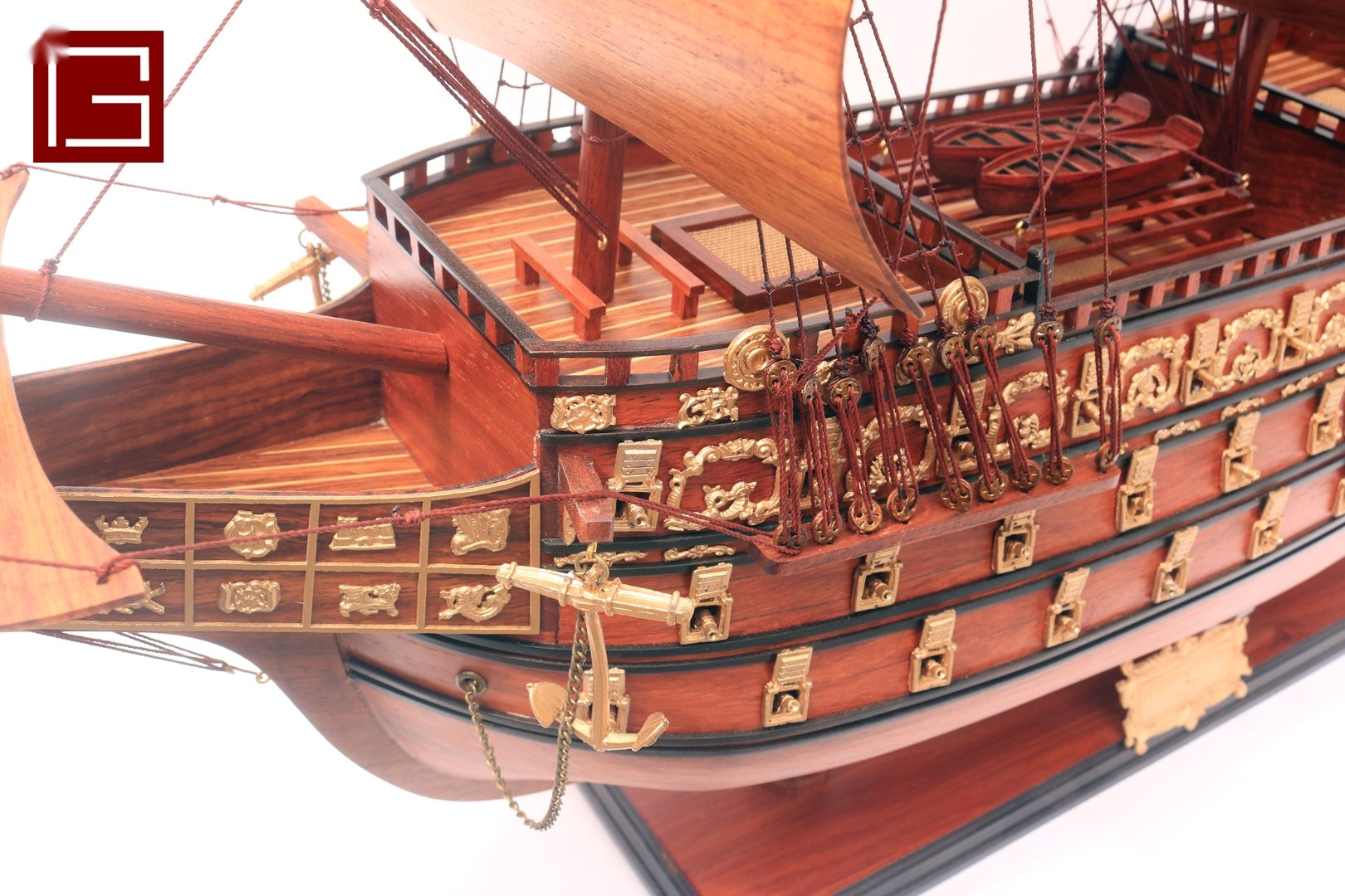 Model Tall Ship SOVEREIGN OF THE SEA - Special Edition (Rosewood) 85 x 25 x H. 79 cm