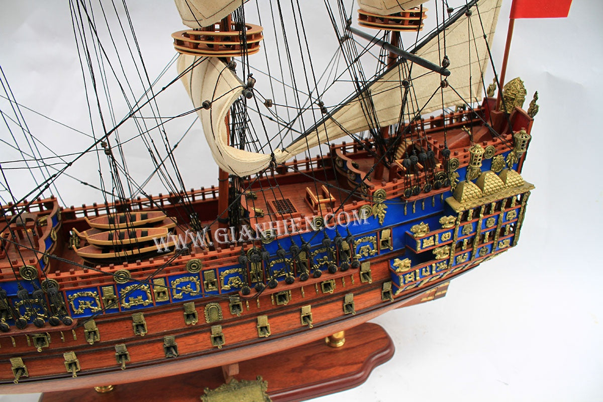 Model Tall Ship Sovereign of the SEAS 80 x 19 x H. 78 cm