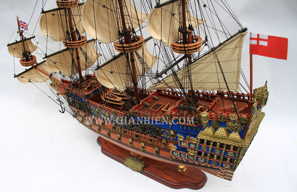 Modellsegelschiff Sovereign of the SEAS 80 x 19 x H. 78 cm