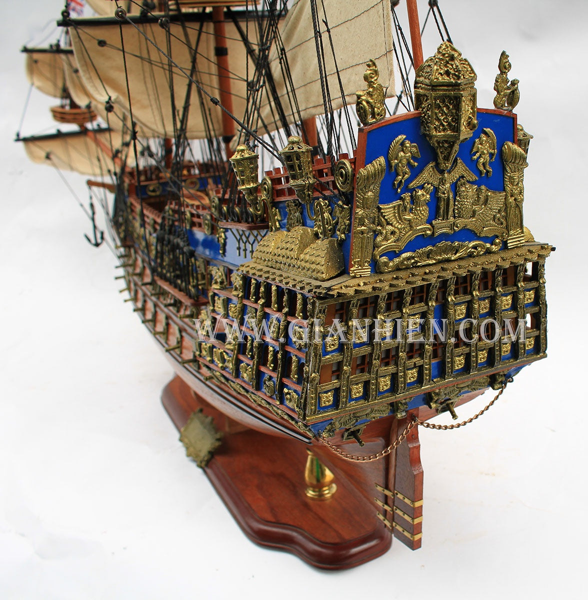 Model Tall Ship Sovereign of the SEAS 80 x 19 x H. 78 cm