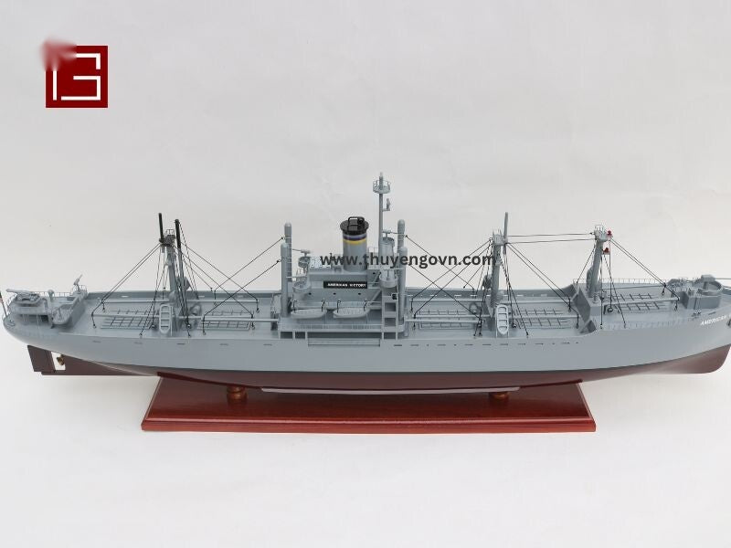 Model Warship SS American Victory 90 x 11 x H. 29 cm