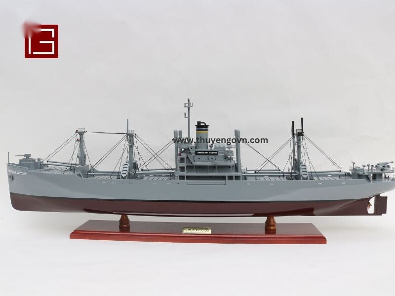 Model Warship SS American Victory 90 x 11 x H. 29 cm