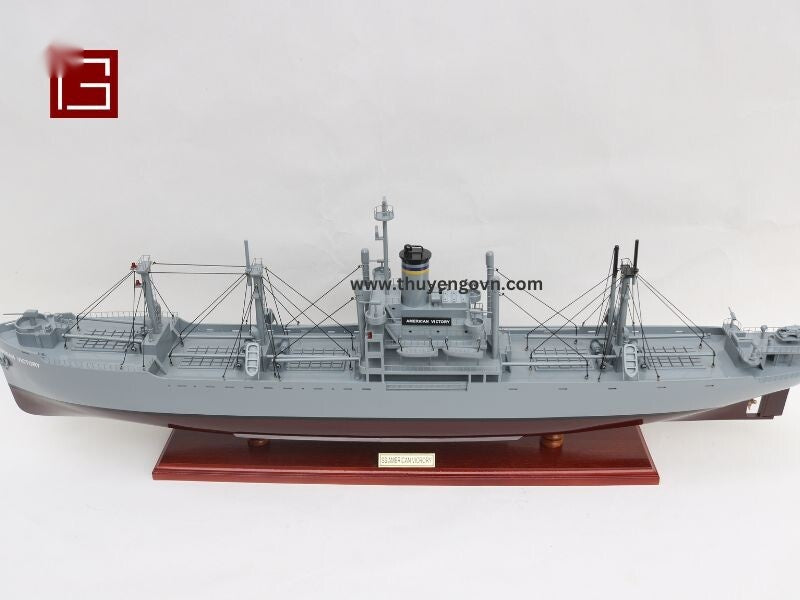 Model Warship SS American Victory 90 x 11 x H. 29 cm