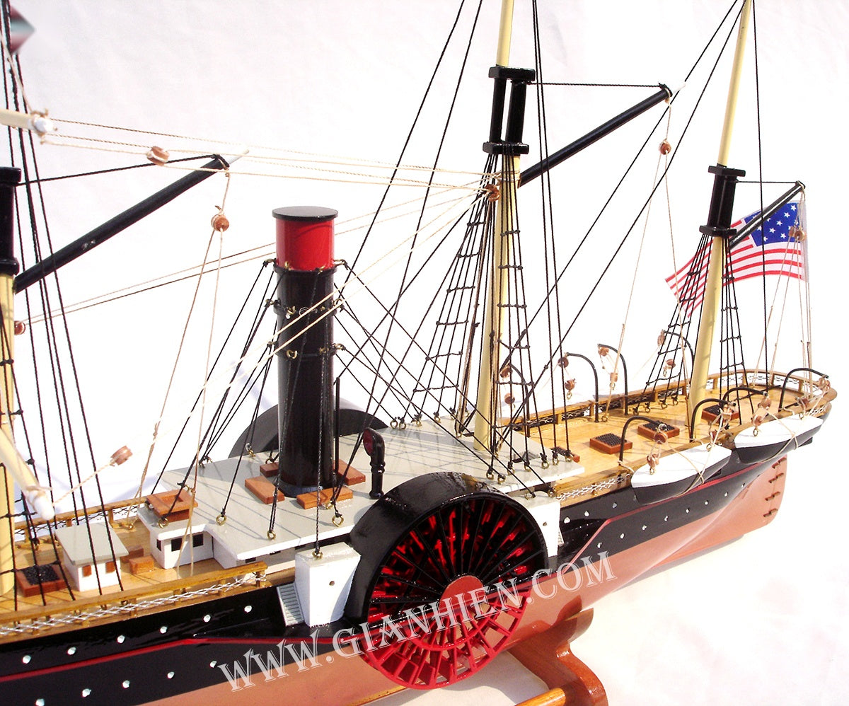 Model Tall Ship SS Central America 62 x 67 x H. 24 cm