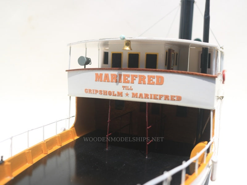 Model Ocean Liner Mariefred Steam SHIP 70 x 13 x H. 32 cm