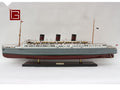 Modell-Ozeanliner SS Queen of Bermuda 100 x 15 x H. 41 cm