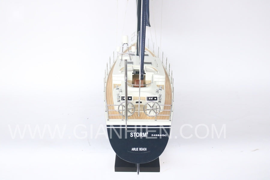 Model Sailing Boat Storm 2 80 x 20 x H. 135 cm