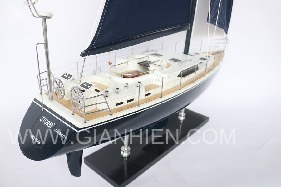 Model Sailing Boat Storm 2 80 x 20 x H. 135 cm