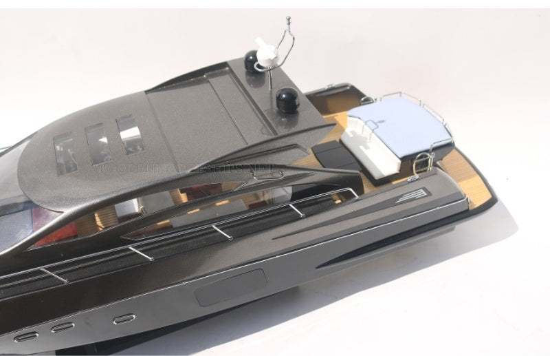 Model Yacht Sunseeker Predator 64 Black 91 x 22 x H. 35 cm