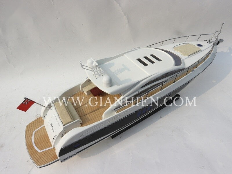 Model Speed Boat Sunseeker Predator 72 73 x 17 x H. 27 cm