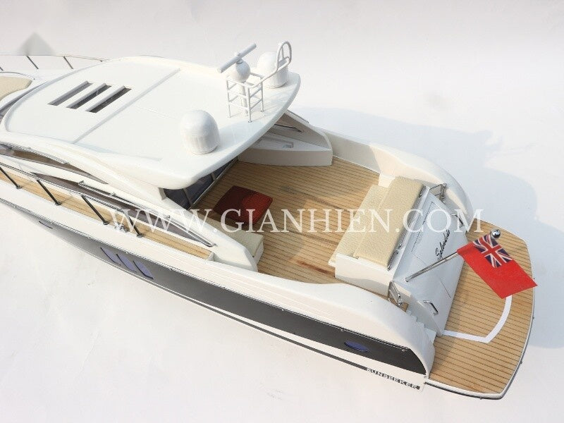 Model Speed Boat Sunseeker Predator 72 73 x 17 x H. 27 cm