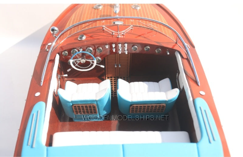 Model Ship Super RIVA Aquarama Painted 87 x 27 x H. 23 cm