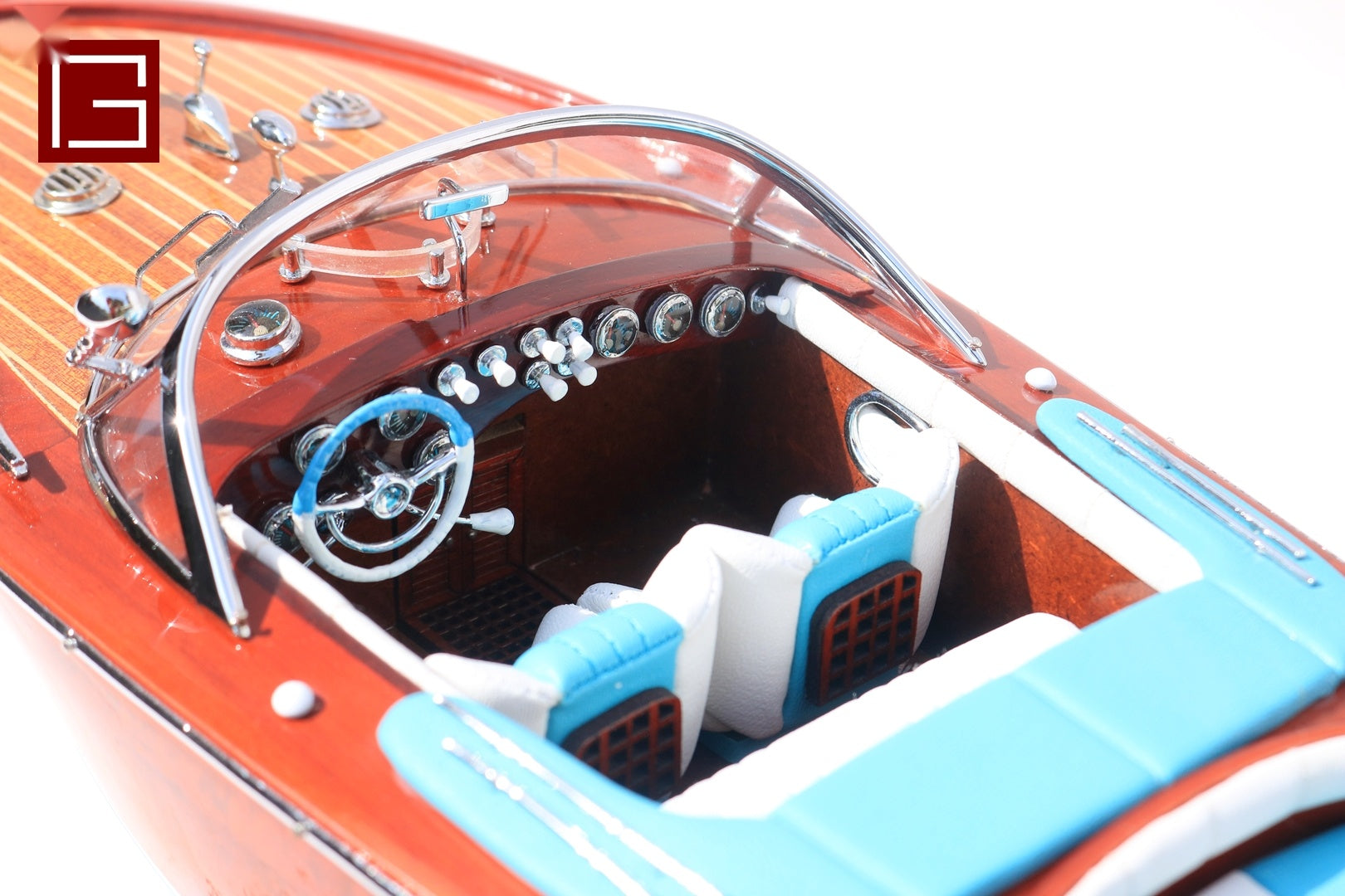 Modell-Speedboot Super RIVA Lamborghini 50 x 14 x H. 14 cm