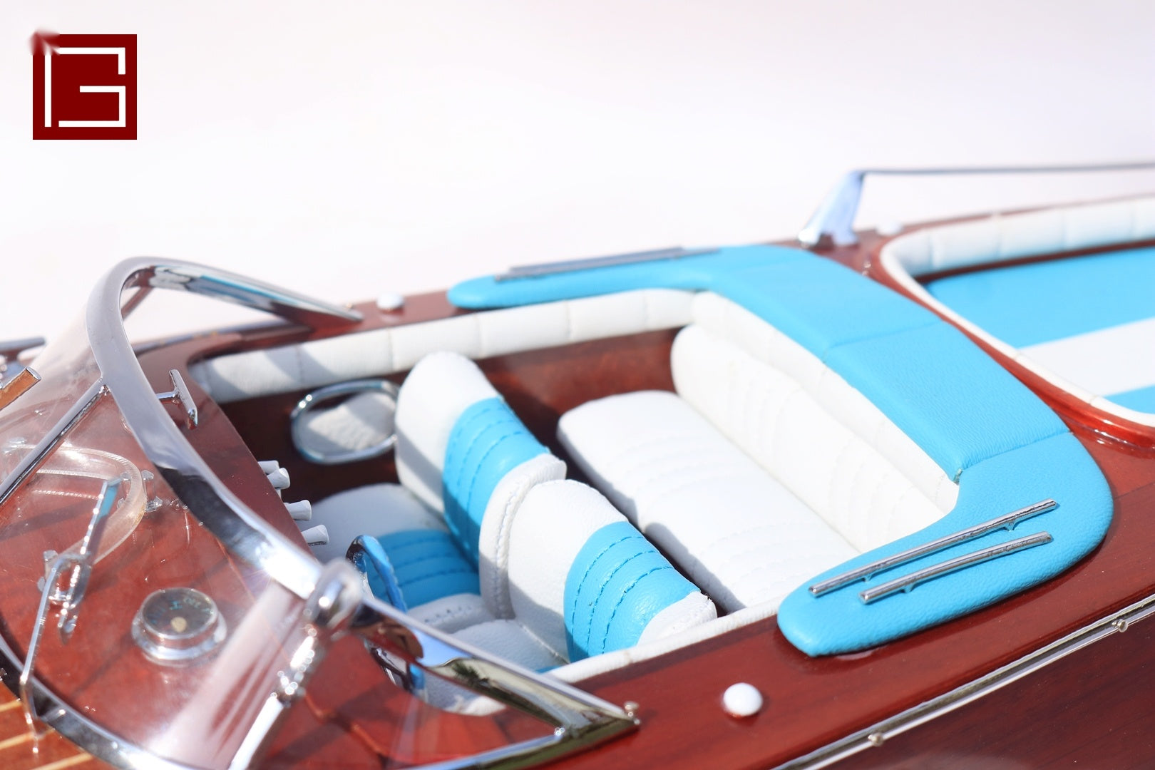 Modell-Speedboot Super RIVA Lamborghini 50 x 14 x H. 14 cm