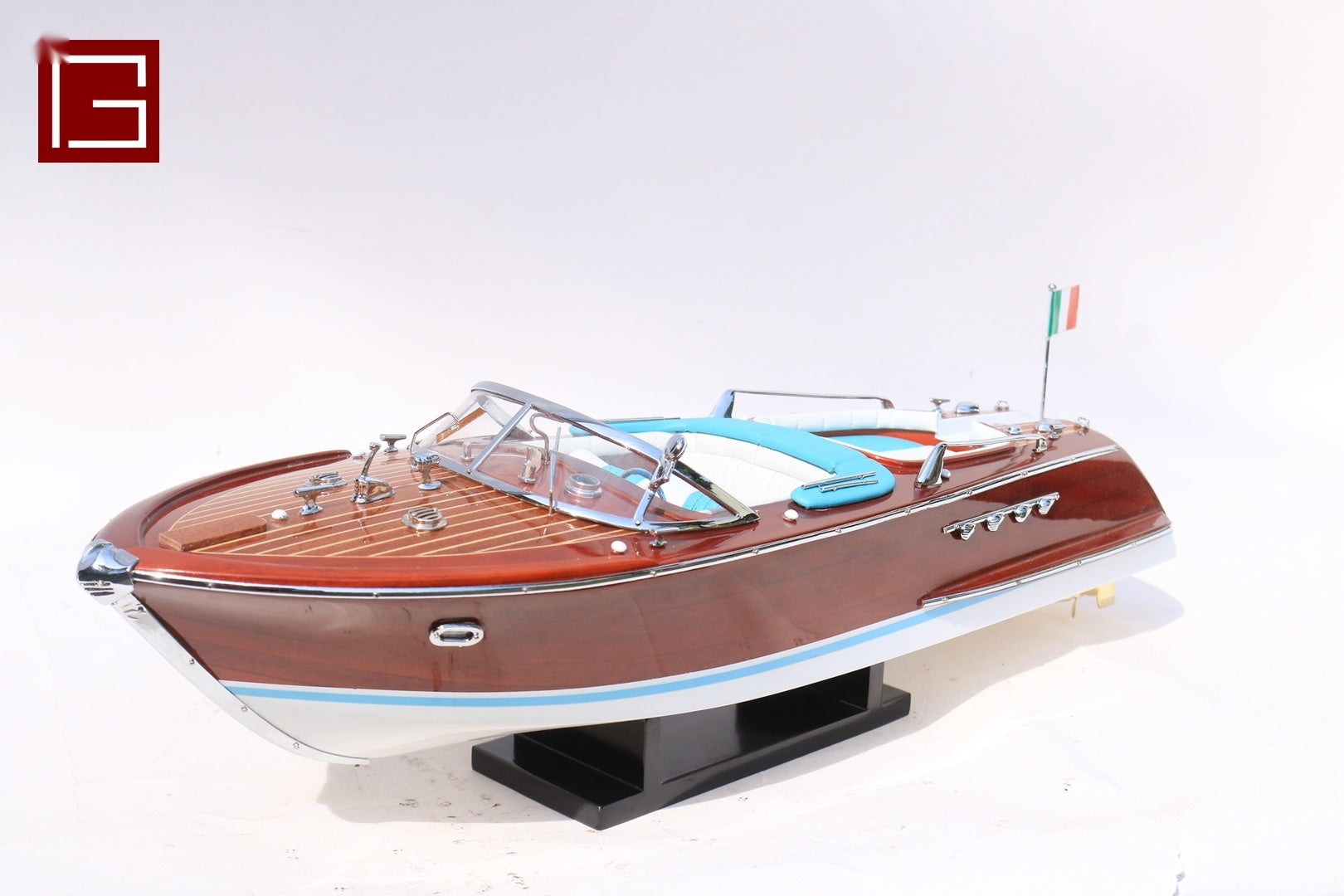 Modell-Speedboot Super RIVA Lamborghini 50 x 14 x H. 14 cm