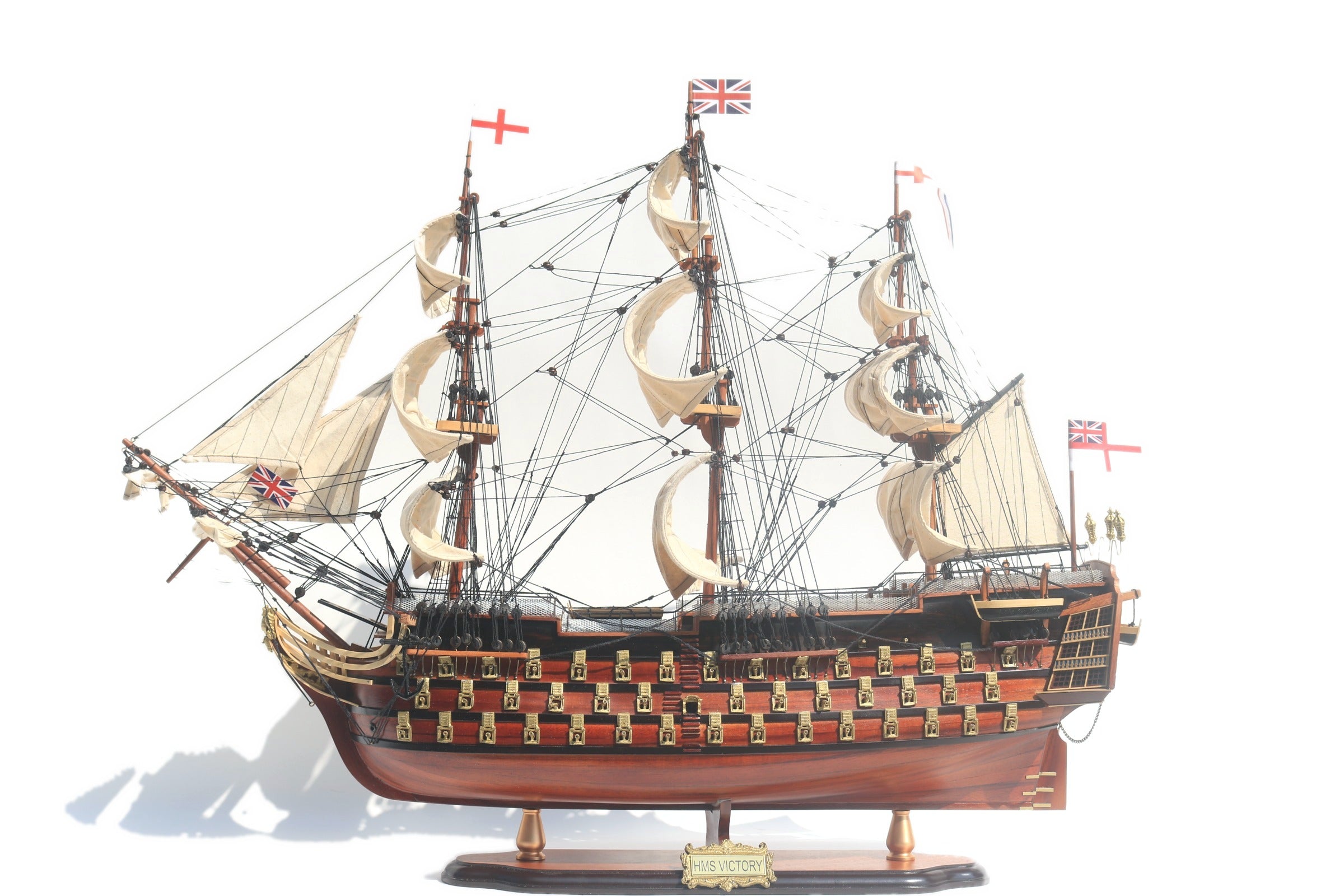 Model Tall Ship HMS Victory - Detail 86 x 26 x H. 70 cm