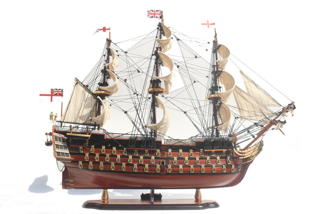 Model Tall Ship HMS Victory - Detail 86 x 26 x H. 70 cm
