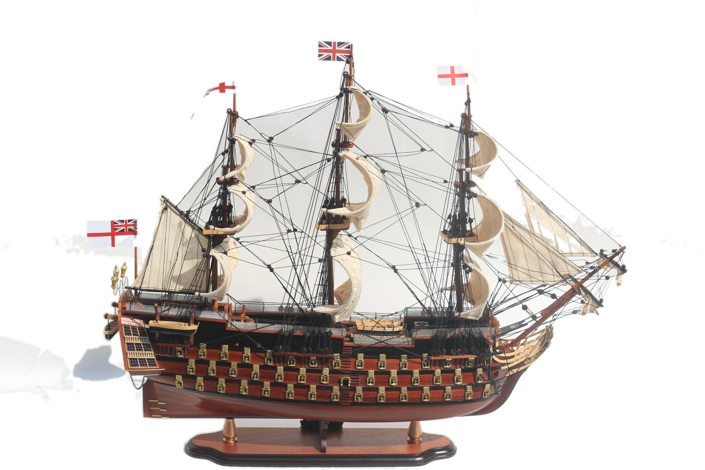 Model Tall Ship HMS Victory - Detail 86 x 26 x H. 70 cm