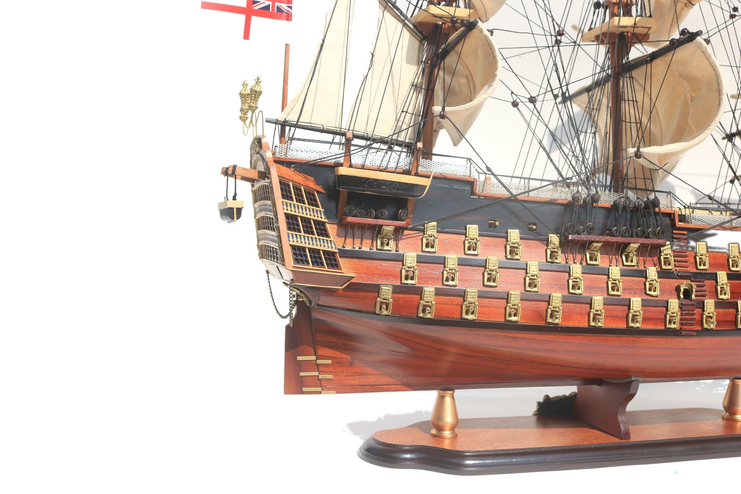 Model Tall Ship HMS Victory - Detail 86 x 26 x H. 70 cm