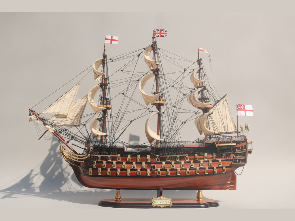 Model Tall Ship HMS Victory - Detail 86 x 26 x H. 70 cm